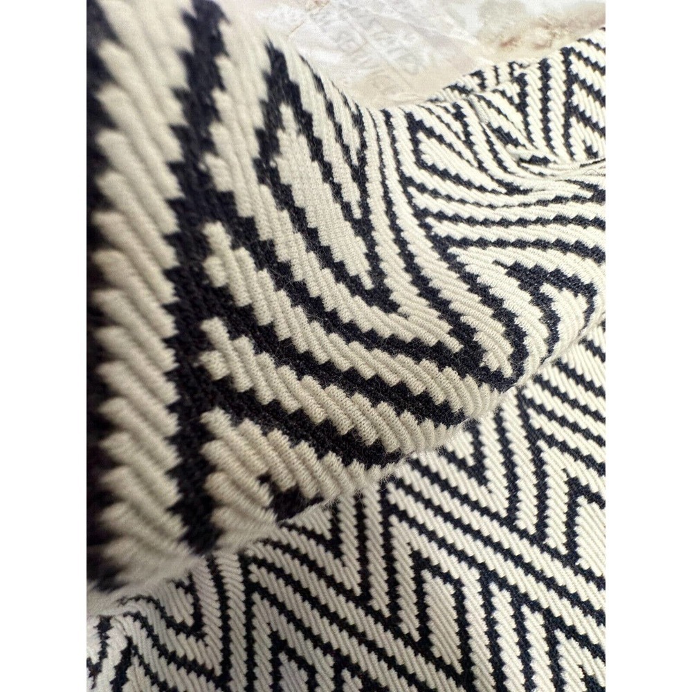 Zara Stretch Modern Geometric‎ Midi Pencil Skirt size M - Picture 5 of 6